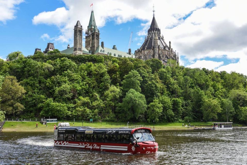 Ottawa: Bilingual Guided City Tour by Amphibious Bus - Landmarks Along the Route