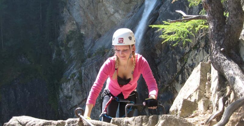 Ötztal: Via Ferrata Climbing Tour at Lehner Waterfall - The Experience on the Ground and in the Air