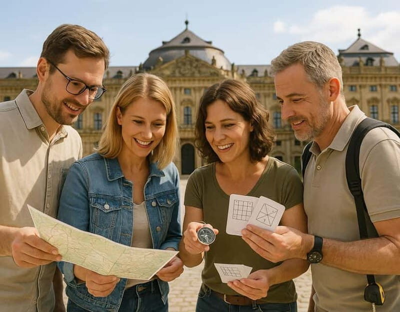 Outdoor escape tour with puzzle backpack in Würzburg: The winemaker's seal - An Authentic Würzburg Experience Beyond the Guidebook