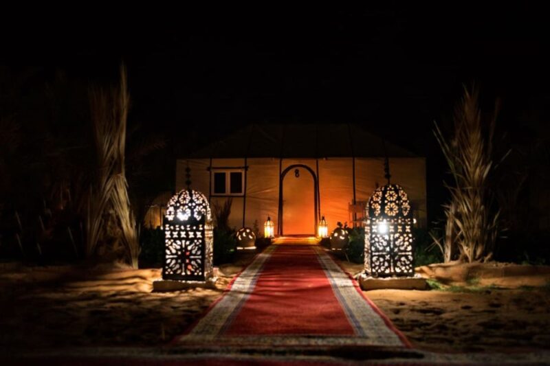 Overnight in Luxury Tent in Desert Camp Erg Chebbi Merzouga - Highlights of the Experience