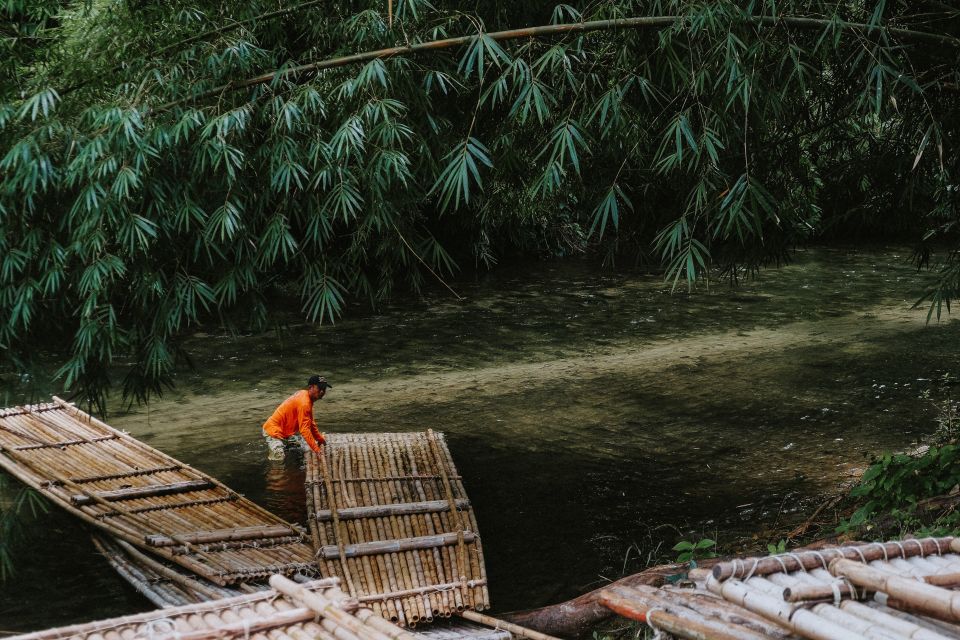 Pa Tong: Rainforest Day Trip With Cave, Rafting, ATV & Lunch - Pickup and Temple Visit
