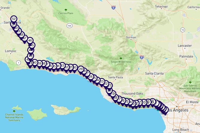 Pacific Coast Highway: Smartphone Audio Tour, LA to Santa Maria - Touring the Pacific Coast Highway
