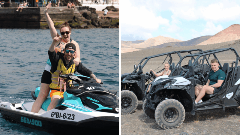 PACK DUO Lanzarote: Buggy and Jet Ski Adventure - Key Points