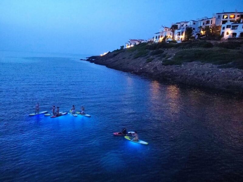 Paddle Surf with Led lights at sunset in Menorca - Who Will Love This Tour?
