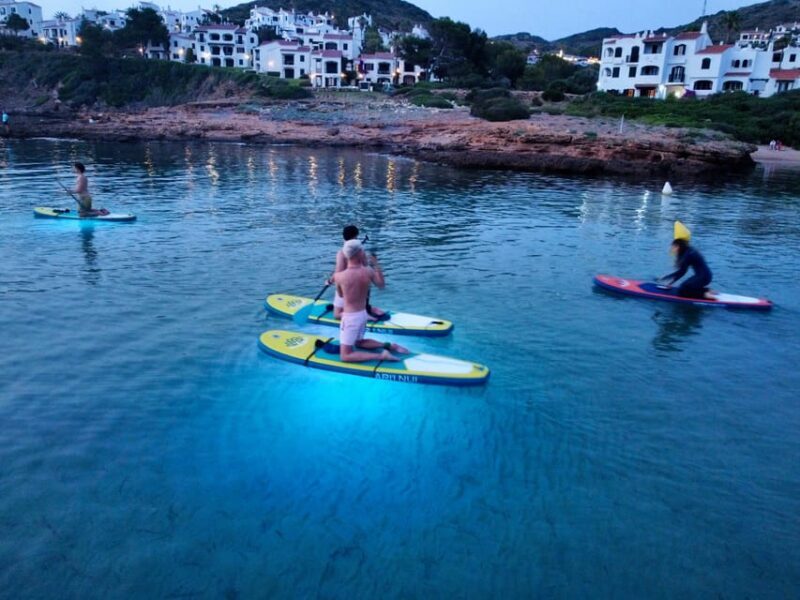Paddle Surf with Led lights at sunset in Menorca - FAQ