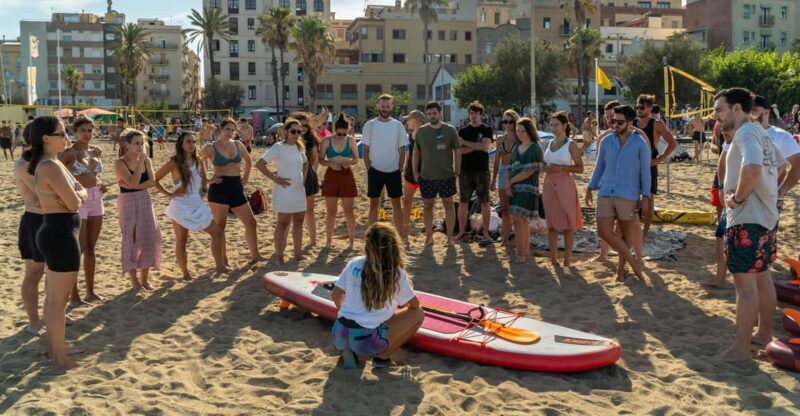 Paddlesurf Lesson in Barcelona - Exploring the Paddlesurf Lesson in Barcelona