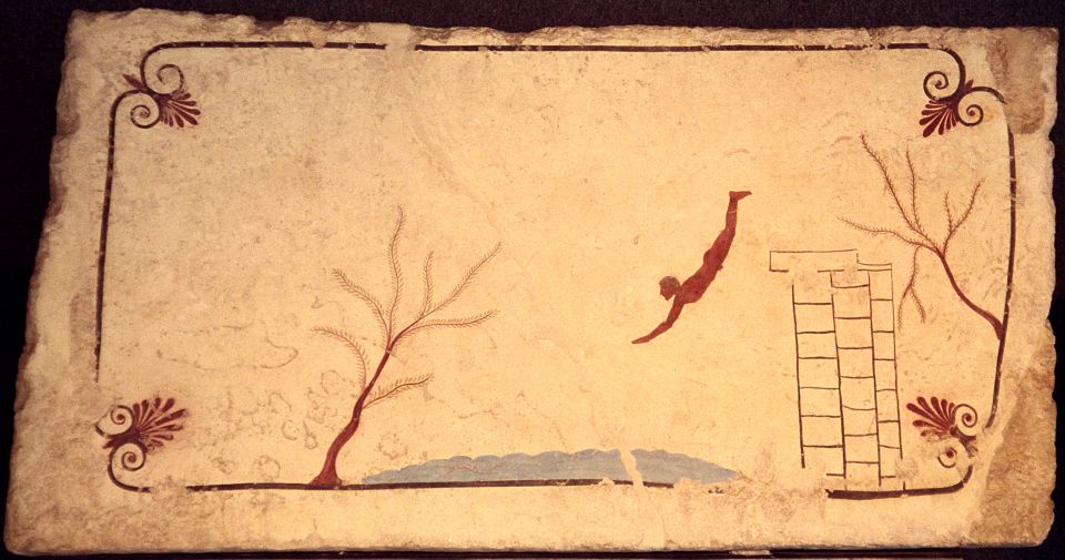 Paestum: 2-Hour Greek Temples & Archaeological Museum - Frescoes From the Tomb of the Diver