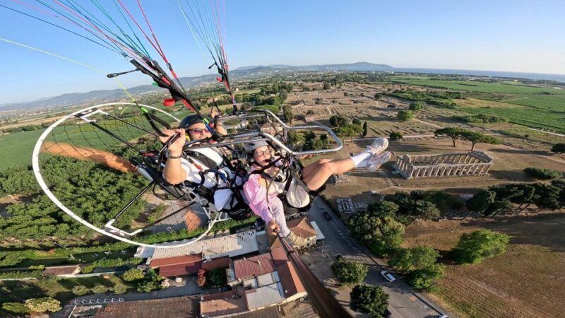 Paestum: powered paragliding flight over the temples - FAQs