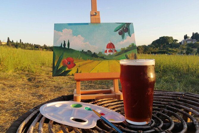 Paint And Drink Florentine Hills Art at La Birr'aia in Marignolle - An Authentic Florence Experience: Art, Food, and Views