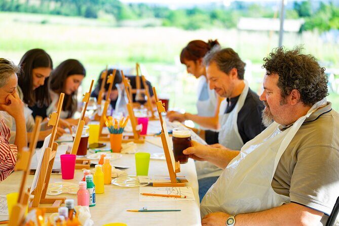 Paint And Drink Florentine Hills Art at La Birr'aia in Marignolle - The Experience: A Well-Balanced Blend of Art, Food, and Nature