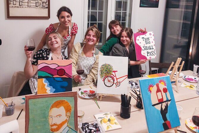 Paint and Free Flowing Wine Art Class in Rome - Practical Information and Considerations