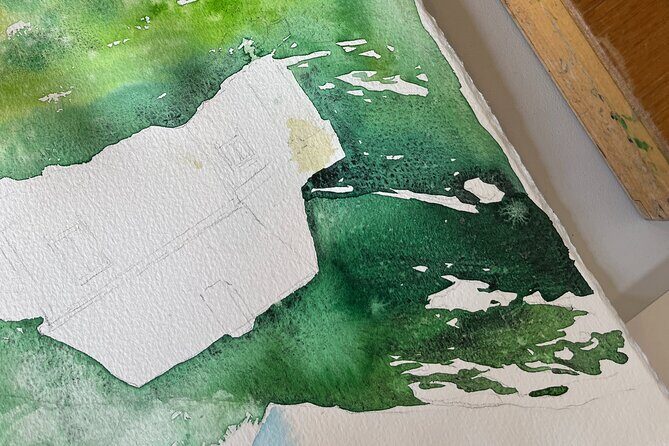 Paint Norwegian landscape with watercolor in Bergen - The Sum Up