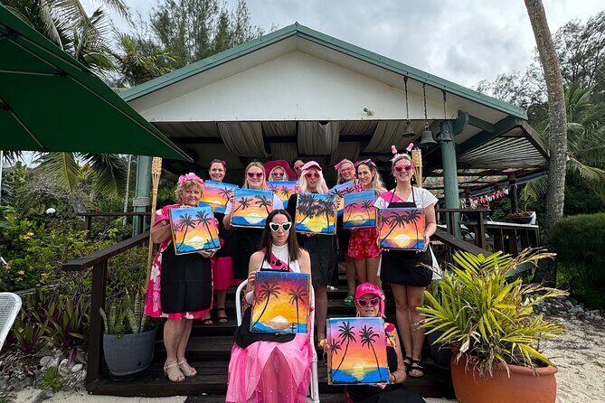 Paint & Sip Experience Rarotonga - An Artistic Escape in Rarotonga: The Paint & Sip Experience