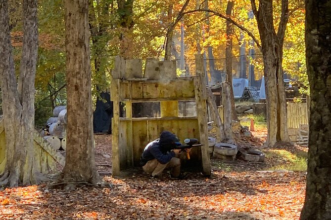 Paintball in the Pocono Mountains Pennsylvania - Equipment Provided for Participants