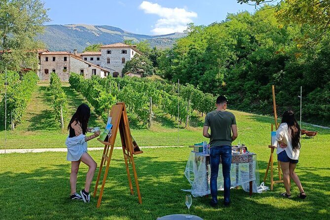 Painting session in the vineyard and Prosecco DOCG tasting - Key Points