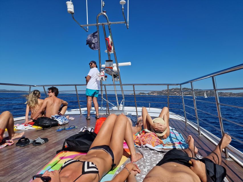 Palau: La Maddalena Archipelago Comfort Boat Tour With Stops - Onboard Experience