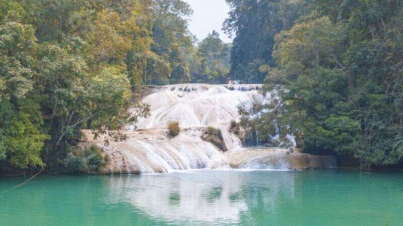 Palenque Archaeological Area and Roberto Barrios Waterfalls - Roberto Barrios Waterfalls: Natural Splendor