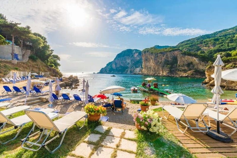 Paleokastritsa the Jewel of Corfu's coastline from Saranda - What Makes This Tour Special