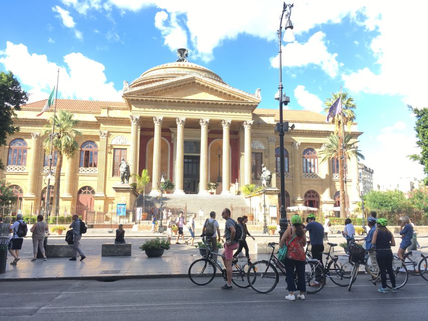 Palermo: Historic Center Guided Bike Tour With Food Tasting - Unique Experiences Await