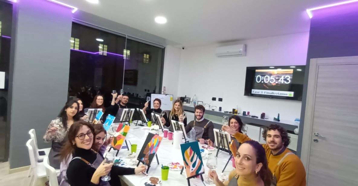 Palermo: Paint and Sip - Create a Painting and Sip Good Wine - Structure of the Event