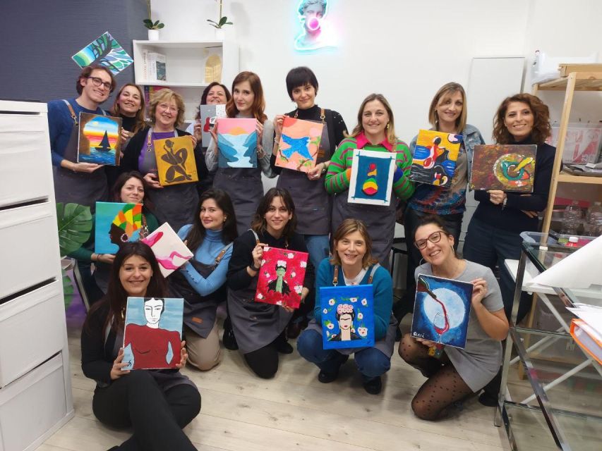 Palermo: Paint and Sip - Create a Painting and Sip Good Wine - Social Interaction Opportunities