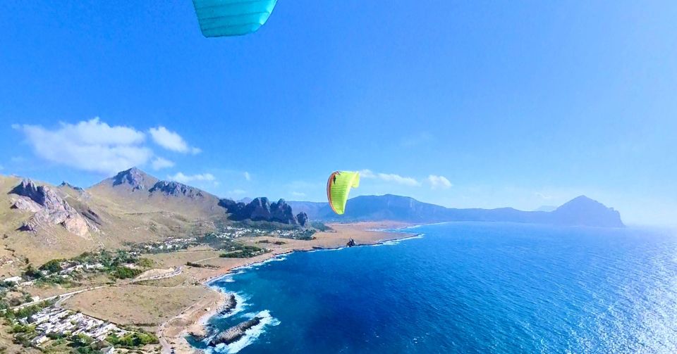 Palermo: Paragliding Flight With Instructor, Photo and Video - Soar Over Zingaro Nature Reserve