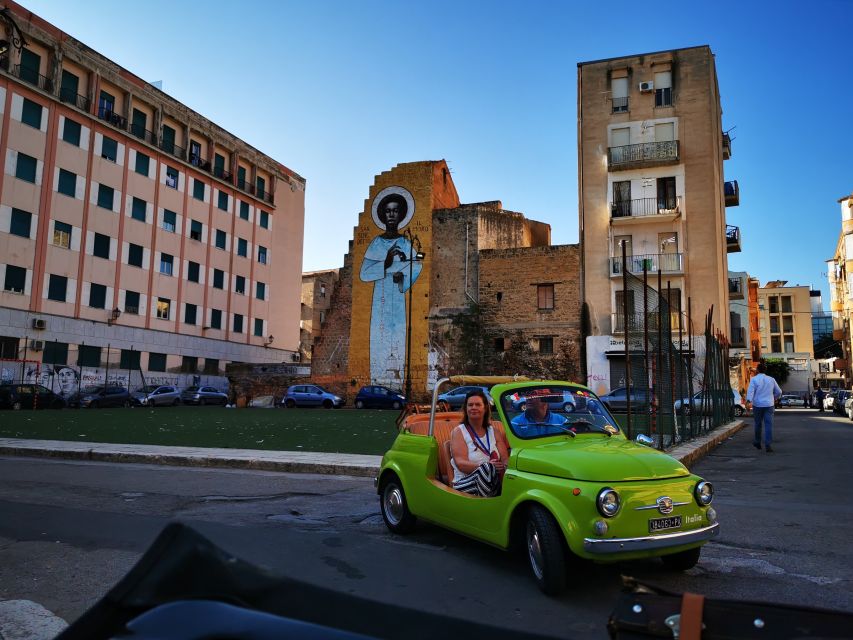 Palermo: Vintage Fiat 500 Sightseeing Tour - Coastal Drive to Mondello Beach