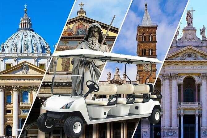 Papal Basilica's of Rome Guided Tour By Golf Cart - FAQs