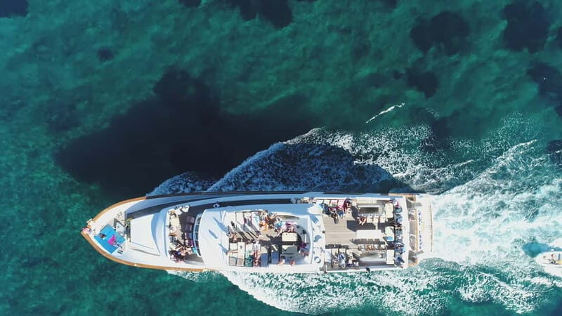 Paphos: Adults Only Cruise with Drinks, Food, Bus, Swim Stop - Key Points