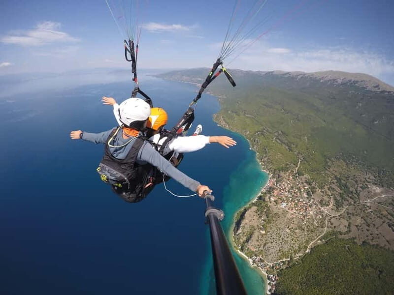 Paragliding above Lake Ohrid - Paragliding Above Lake Ohrid: A Thrilling Flight with Spectacular Views
