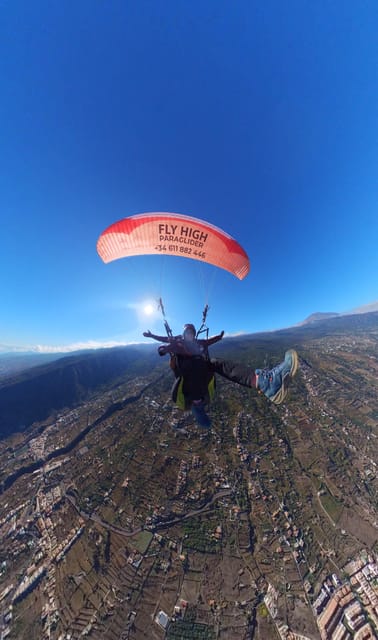 Paragliding Flight Tenerife Teide (2200 Meters) - Key Points