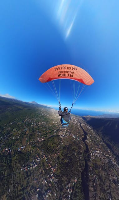 Paragliding Flight Tenerife Teide (2200 Meters) - Pickup and Transportation