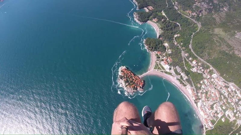 Paragliding Montenegro: Sveti Stefan Air Excursion - An Excursion in the Sky and on the Shore