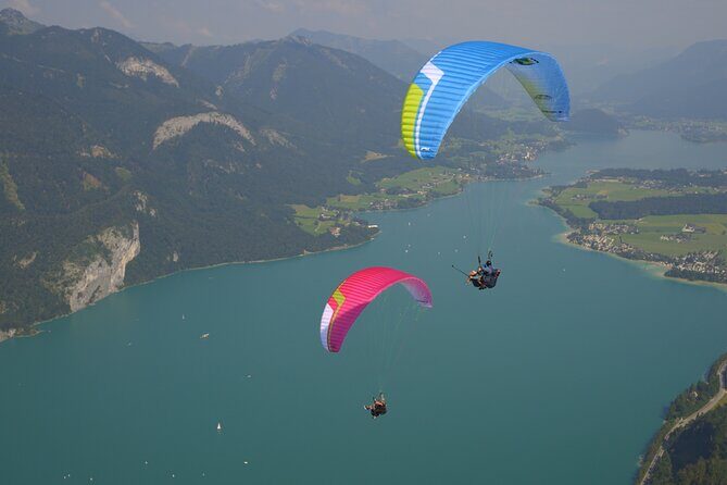 Paragliding tandem flight in St. Gilgen on Lake Wolfgang - Key Points