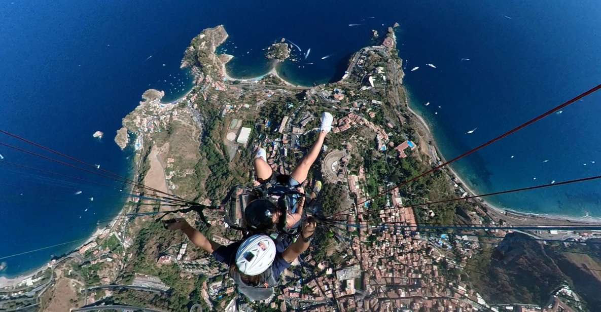 Paragliding Tandem Taormina + Video/Photo and GoPro + Acrobatics - Key Points