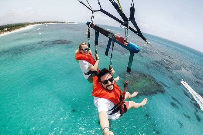 Parasailing and Flyboarding Experience in Uvero Alto - Included in the Package