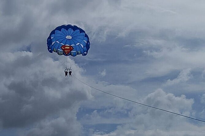 Parasailing, Blue Hole Mineral Spring, Seven Mile Beach - An Overview of the Tour Experience