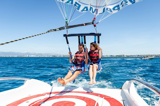 Parasailing in the Bay of Palma - Getting to the Parasailing Location