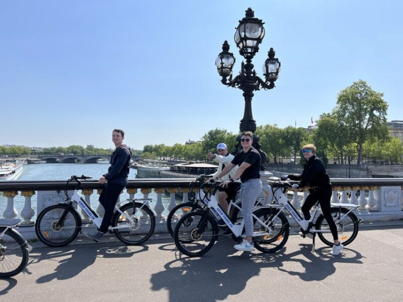 Paris: Afternoon E-Bike Guided Small Group Tour - Tour Inclusions