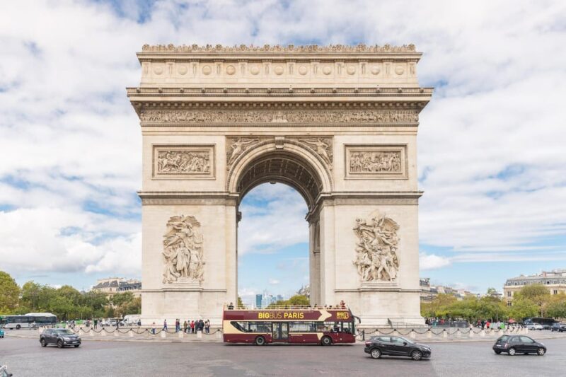 Paris: Arc De Triomphe Ticket & Big Bus Hop-On Hop-Off Tour - Tour Features