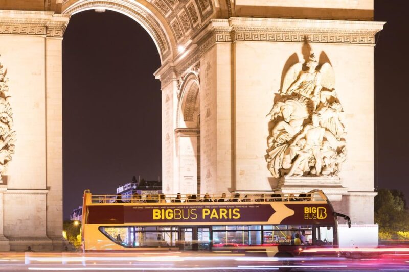 Paris: Arc De Triomphe Ticket & Big Bus Hop-On Hop-Off Tour - Customer Reviews and Ratings