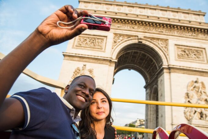 Paris: Arc De Triomphe Ticket & Big Bus Hop-On Hop-Off Tour - Hop-on, Hop-off Double-Decker Bus Tour