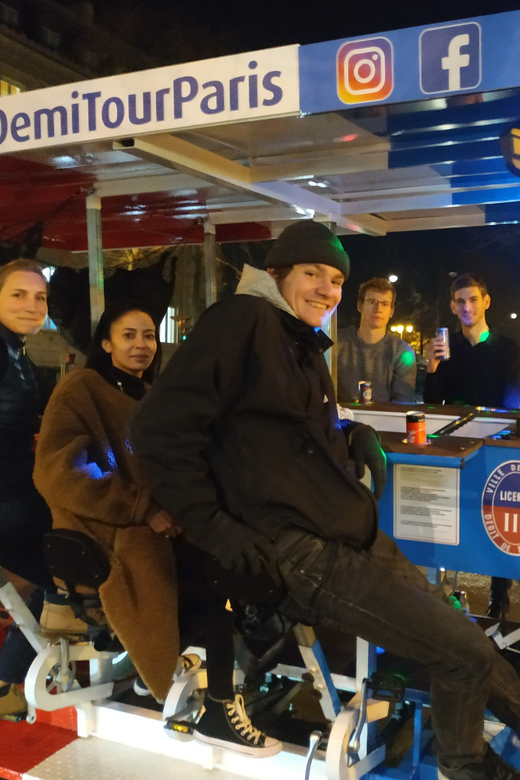 Paris: Beer Bike Bar With Drinks Included - Highlights of the Tour