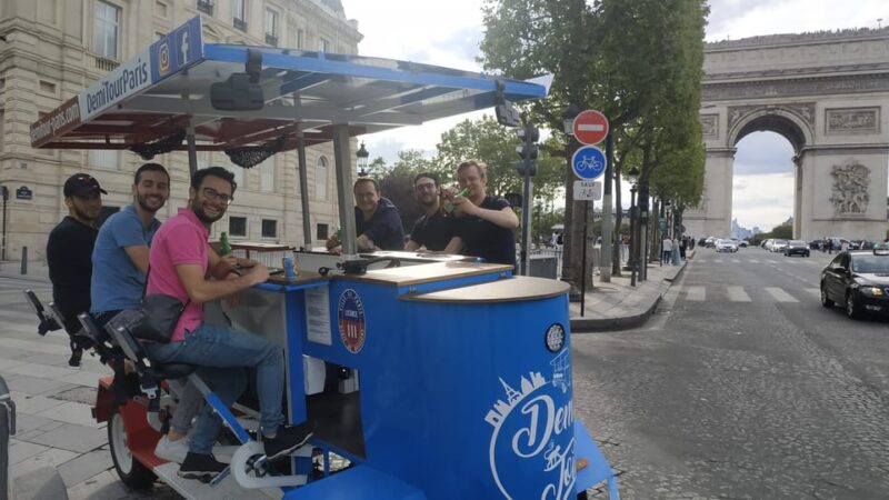Paris: Beer Bike Bar With Drinks Included - Inclusions and Amenities