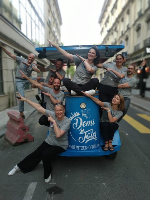Paris: Beer Bike Bar With Drinks Included - Frequently Asked Questions