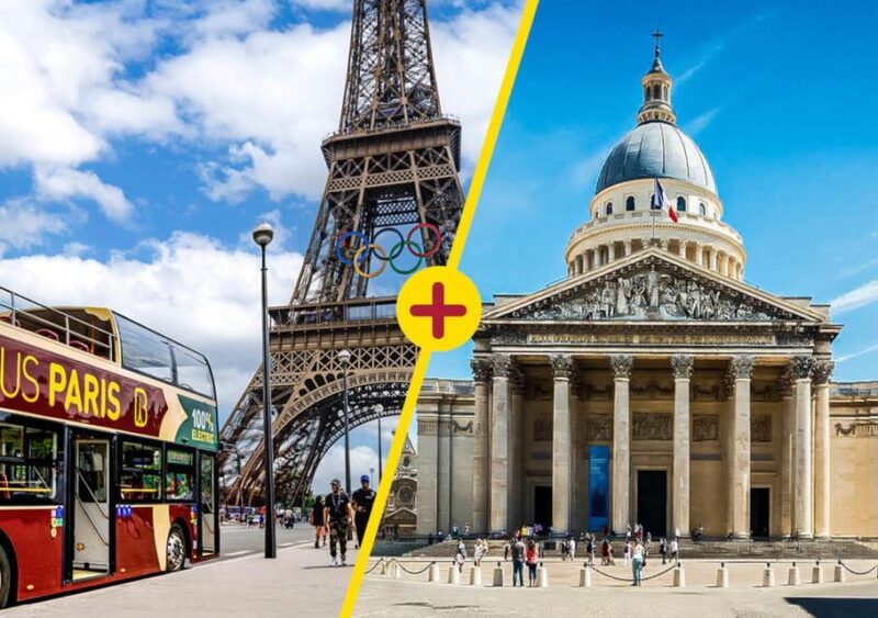Paris: Big Bus Hop-On Hop-Off Tour and Pantheon Entrance - Tour Features and Highlights