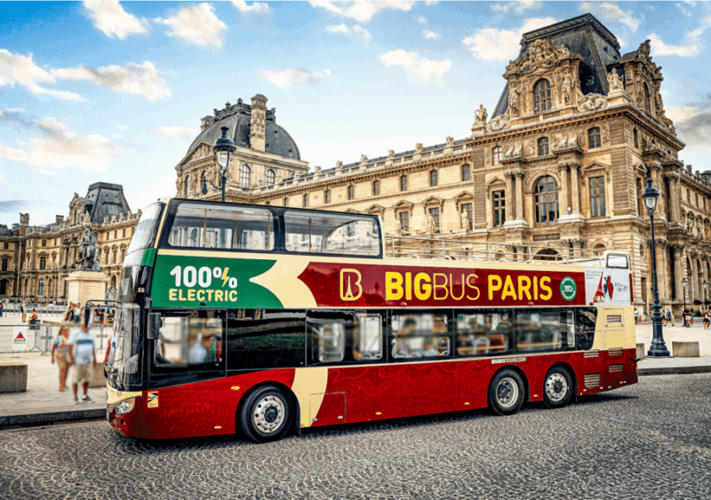 Paris: Big Bus Hop-On Hop-Off Tour With Optional Cruise - Itinerary and Key Stops