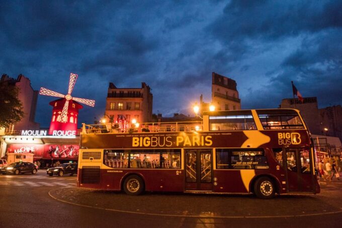Paris: Big Bus Panoramic Night Tour by Open-Top Bus - Ask Away
