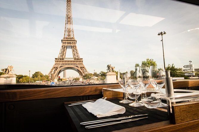 Paris Bustronome Gourmet Sightseeing Dinner on a Panoramic Bus - A Closer Look at the Stops and Views