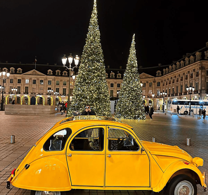 Paris: Christmas Tours in 2CV - Itinerary and Highlights